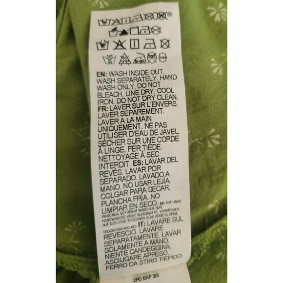 Billabong Women S Skirt Green Floral Casual Boho Lightweight Dainty Vacation💚 - Picture 12 of 12